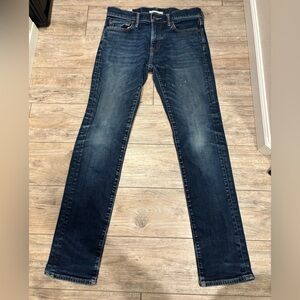 Abercrombie & Fitch Mens Distressed Blue Skinny Jeans Size 31 X 32